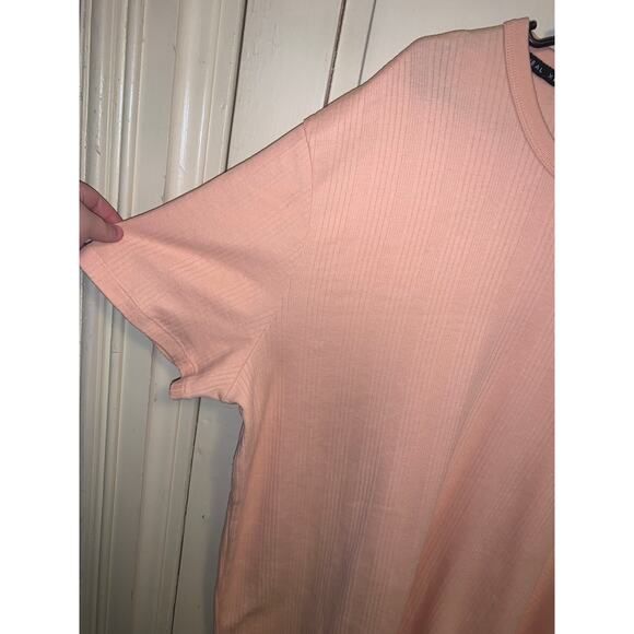 Shaquille O’neal peach colored ribbed t-shirt super comfy size XL Tall ,l 1 1 - Picture 2 of 4